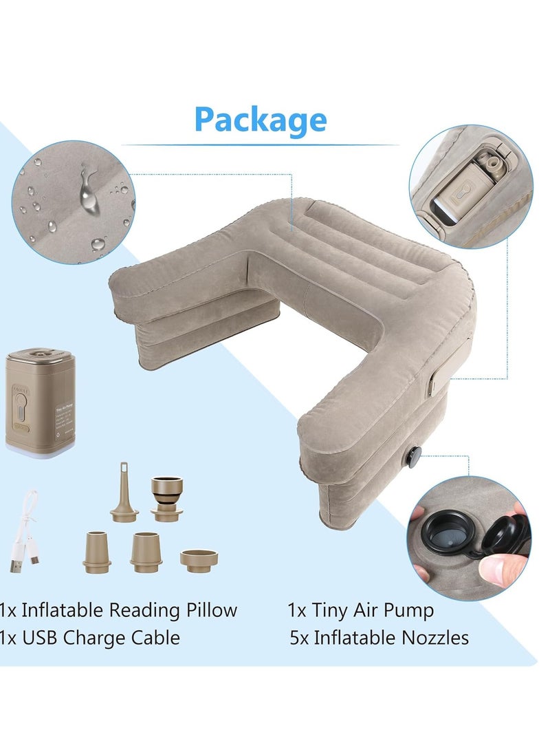 Riva - Large inflatable armrest with air cushion, wrist elbow support for reading and sitting at desk or bed - Image 1