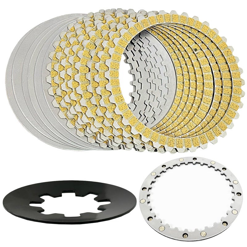 طقم ق clutch لبيغل كينم لدراجة هارلي ديفيدسون، لوحات احتكاك، لوحة فولاذية، لوحة غشاء لدراجة آيرون 883 1200 رودستر سبورتستر 883 1200 فورتين إيت 2010-2021 OEM 3797790 3791190