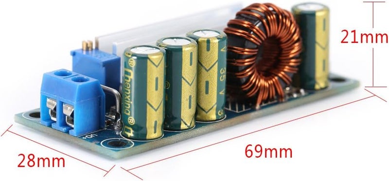 كلاراكو محول رفع/خفض جهد قابل للتعديل 35 وات 3 أمبير CC CV Boost/Buck وحدة إمداد DC-DC 5 فولت-30 فولت إلى 0.5 فولت-30 فولت - Image 3