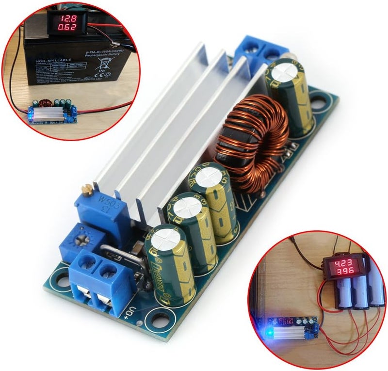 كلاراكو محول رفع/خفض جهد قابل للتعديل 35 وات 3 أمبير CC CV Boost/Buck وحدة إمداد DC-DC 5 فولت-30 فولت إلى 0.5 فولت-30 فولت - Image 2