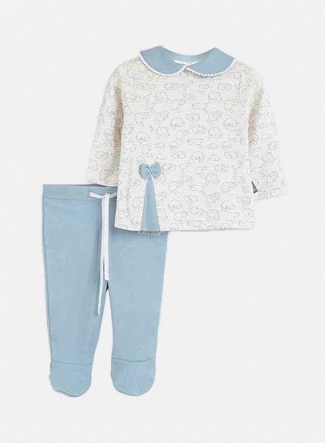 Baby Girls Interlock Pyjama set