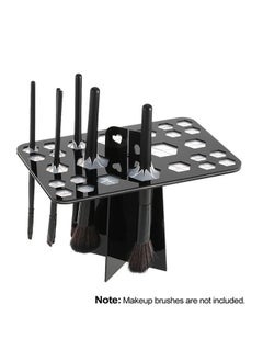 NIBEMINENT 26-Hole Cosmetic Brush Holder Black  - Image 4
