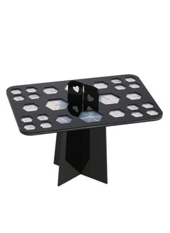 NIBEMINENT 26-Hole Cosmetic Brush Holder Black  - Image 1