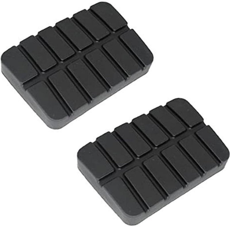 QASULER Car Brake and Clutch Pedal Rubber Pads Cover - Image 1