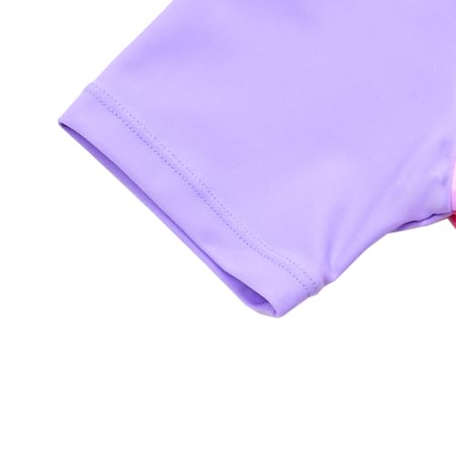 karrack Girls One Piece Swimsuit Kid Swimsuit Girls Water Sport Swimsuit UPF 50+ Sun Protection Bathing Suits Pink Flower - Image 4