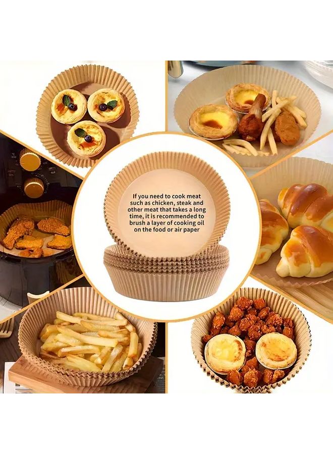 50 Pcs Air Fryer Liners Square Non Stick Parchment Paper Sheets For 2 8QT Oil Proof Easy Clean - Image 5