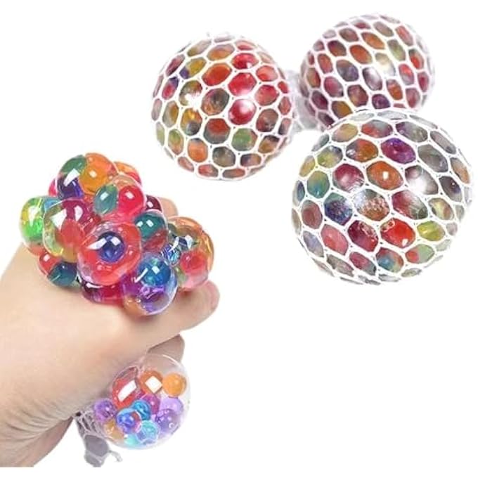 Prancing Unicorn Squishy Ball Squeeze Grape Ball Relieve Pressure Ball for Kids Girls Boys Age 3-4-5-6-7-8-9-10 Years Old Squeeze Grape Balls (Pack of 5) - Image 1