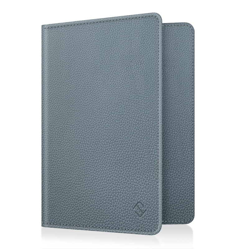 Fintie Fintie Passport Holder, Slim Travel Wallet RFID Blocking Card Case Cover Passport Cover Protector Essentials with Credit Card Slots for Women/Men, Cloudy Blue  - Image 1