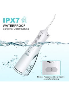 Portable Dental Water Flosser for Teeth Cleaning, Oral Irrigator with 4 Modes, 5 Scalable Jet Nozzles, IPX7 Water Resistance, 300ML Capacity - pzsku/ZF03150DACD1FA7FBAE44Z/45/_/1723179173/1ac442ac-a37c-4e4b-bfb9-594d3a028548