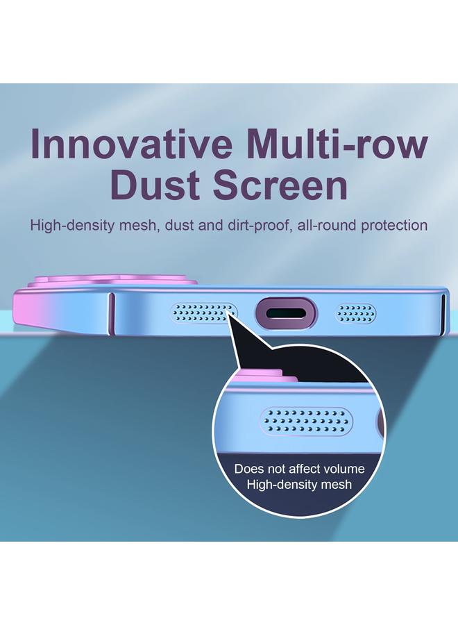 زبون جراب لهاتف iPhone 12 Pro، جراب هاتف متدرج اللون بملمس الجلد - Image 4