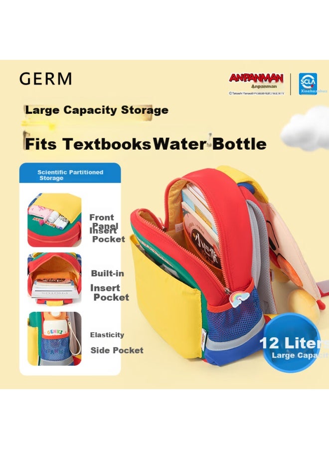 Germ Anpanman Kindergarten Backpack Cute Kids Boys Girls Toddler Small Shoulder Bag - Image 3