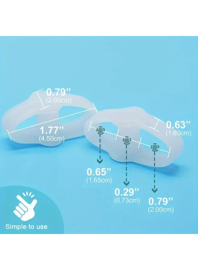 Skin A Silicone Toe Separators For Bunion Relief And Foot Alignment Soft Gel Corrector - Image 5