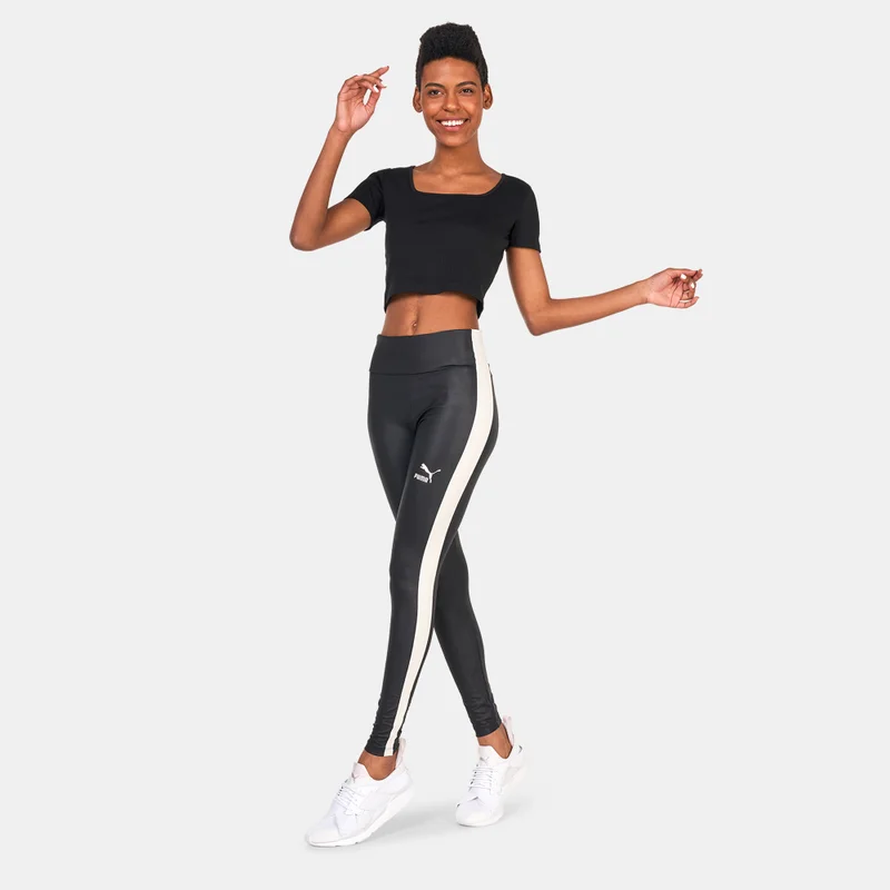 PUMA Women's T7 High Waist Shiny Leggings