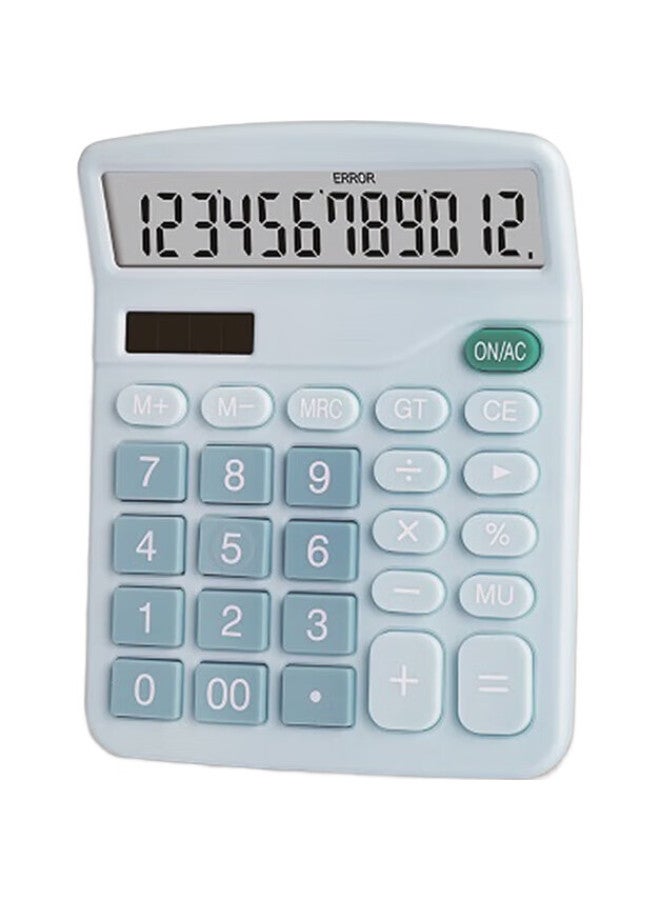 Simaa Stationery 837 Dual Power Calculator, Solar-Powered Desktop Calculator With 12-Digit Large Screen, Office Supplies, Single Pack 7088, Pink