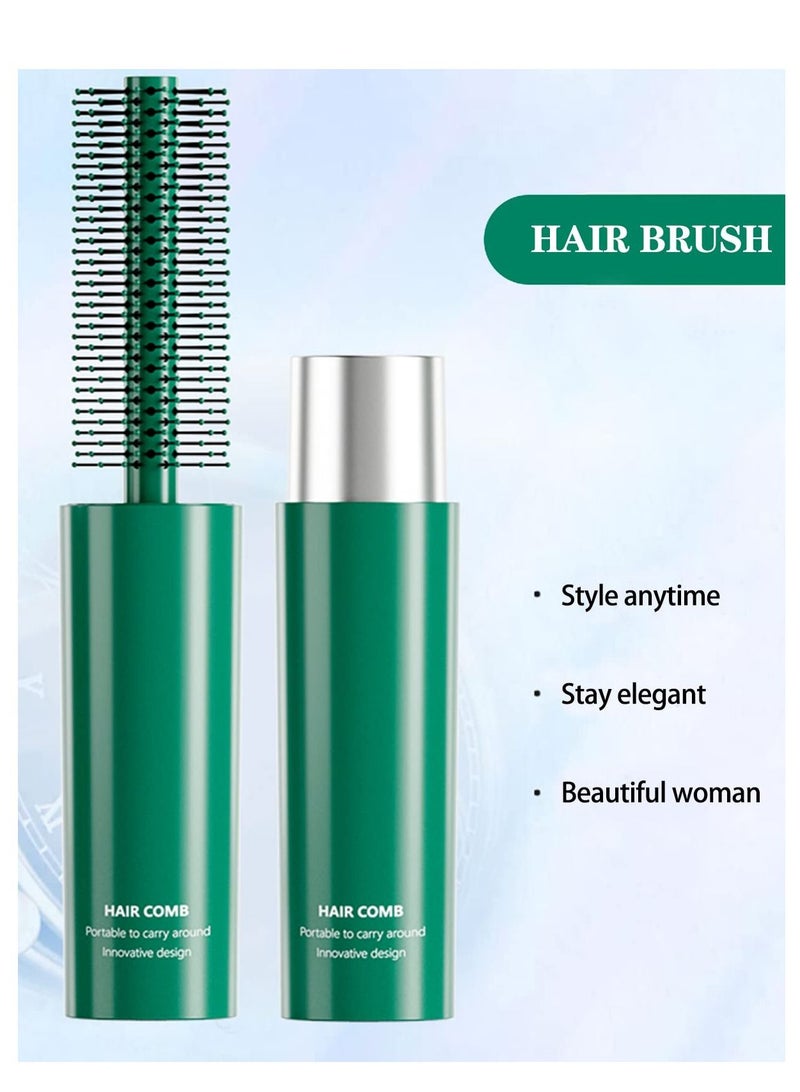 Excefore Round Hair Brush, Portable Adjustable Travel Anti-static Curly Hairbrush, for Blow Drying, Hair Wet Dry Styling - Image 3