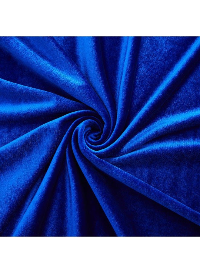 MaiMaiSuan Royal Blue Velvet Fabric by The Yard,1 Yard 60" Wide Soft Stretchy Velvet Cloth for Upholstery Sofa Chair Cover,DIY Sewing,Costume,Craft,Curtain - Image 4