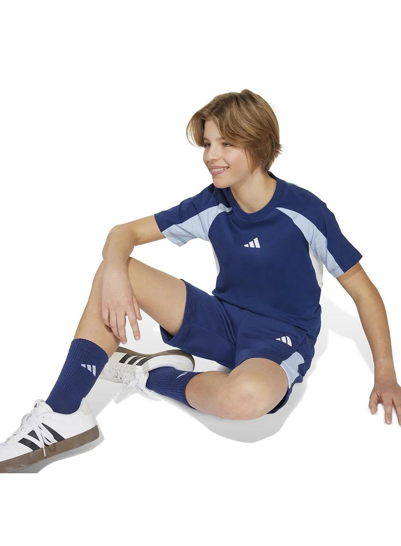 adidas شورت جيه سي بي قصير أزرق غير رياضي للجنسين