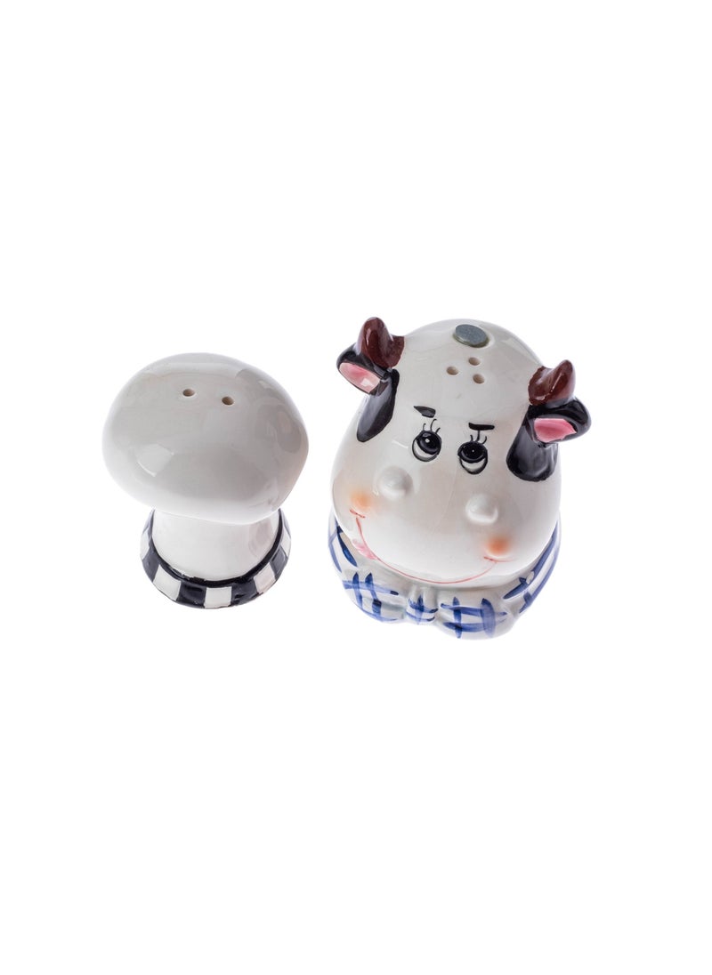 Dania Ceramic salt and pepper box set cow decor  - Image 2