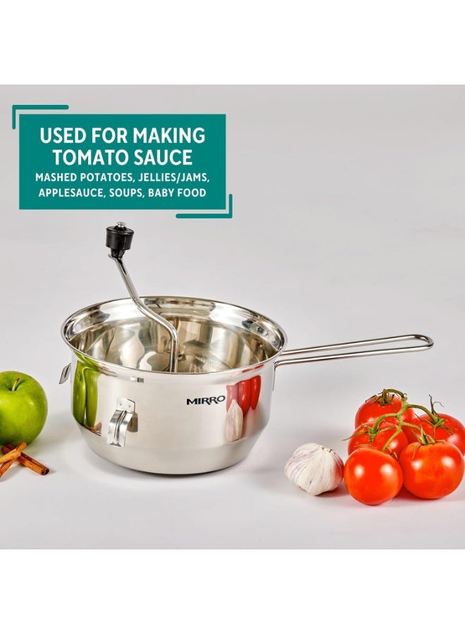 Mirro Mirro 50025 Foley Stainless Steel Healthy Food Mill Cookware, 3.5-Quart, Silver -  - Image 2