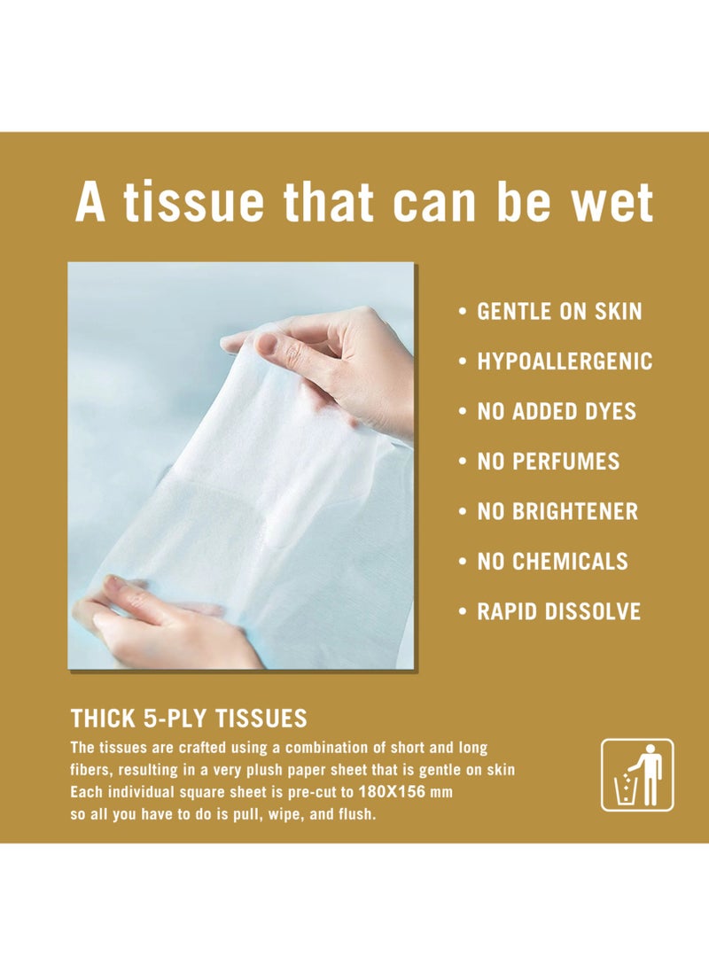 Rich Life Facial Tissue - Premium Quality 3-Ply - 660 Sheets | 10 Value Packs | Soft, Durable & Moisture Proof | 100% Raw Wood Pulp - Ideal for Wet & Dry | Available in 5 to 100 Packs  - Image 3