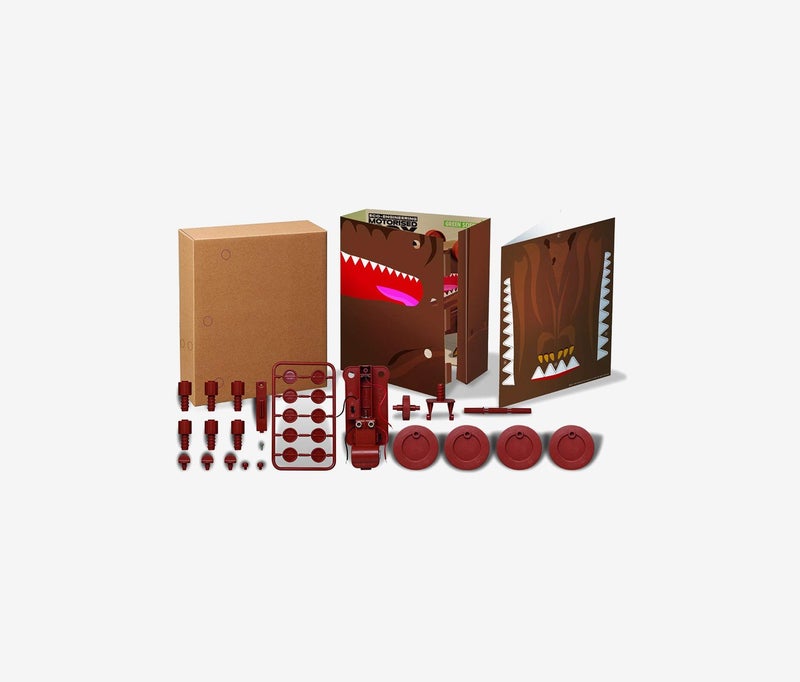 4m Eco,Engineering Motorised Box Dino, Brown - Image 2