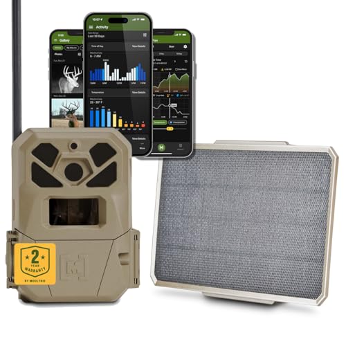 Moultrie Edge 2 Pro Cellular Trail Camera - Auto Connect Nationwide 4G LTE - On Demand 40MP Photo - 1440P Video with HD Audio - Ai False Trigger Elimination - 100 Ft Detection Range - No-Glow Flash - Image 1