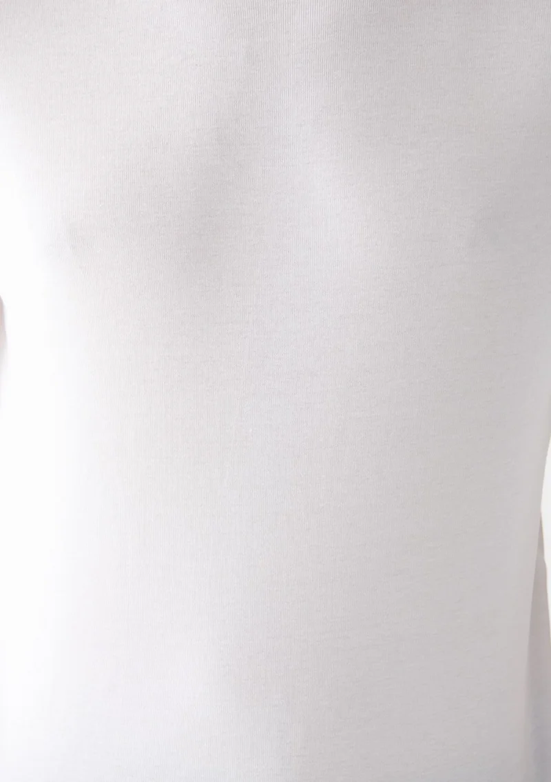 مافي Blue Men's White Basic T-Shirt 063747-620