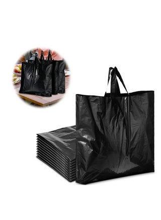 Black Plastic Boutique Bags, Large Shopping Bags with Handles, Thick for Retail Clothing and Grocery Store - pzsku/ZF032228B1F4A35F4A67DZ/45/_/1719199611/3971ea5f-5829-4f22-8fb8-052ec96ff6f9
