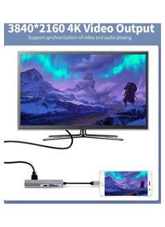 NIBEMINENT 5-In-1 Multifunctional USB Hub Grey  - Image 3