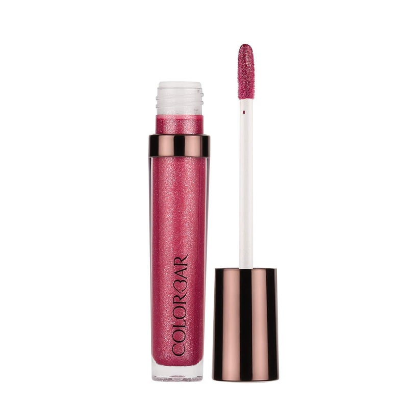 Colorbar Colorbar Starlit Lip GlossRay Pink 6 ml Glossy Finish Combination Smudge Proof Transfer Proof Long Wearing Paraben Free Lightweight Medium Skin Tone - Image 1