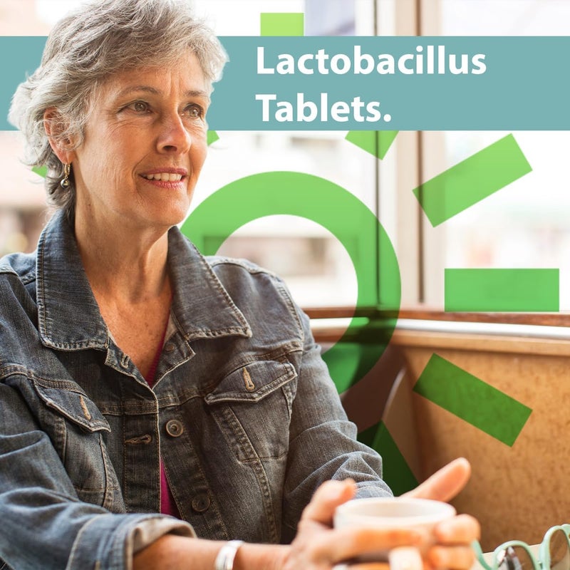 GeriCare Probiotic Lactobacillus Support Digestive Health Dietary Supplement Tablets 50 Count Pack of 1 - Image 3