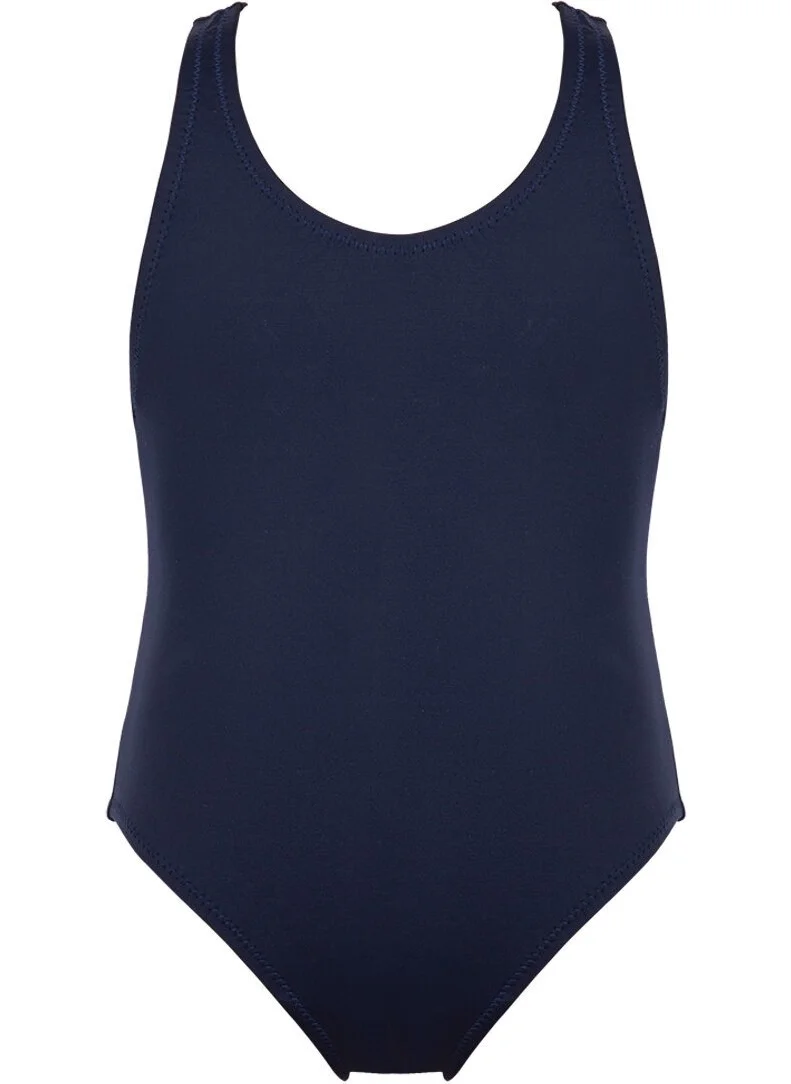 كوم Swimm Kids Swimsuit Navy Blue