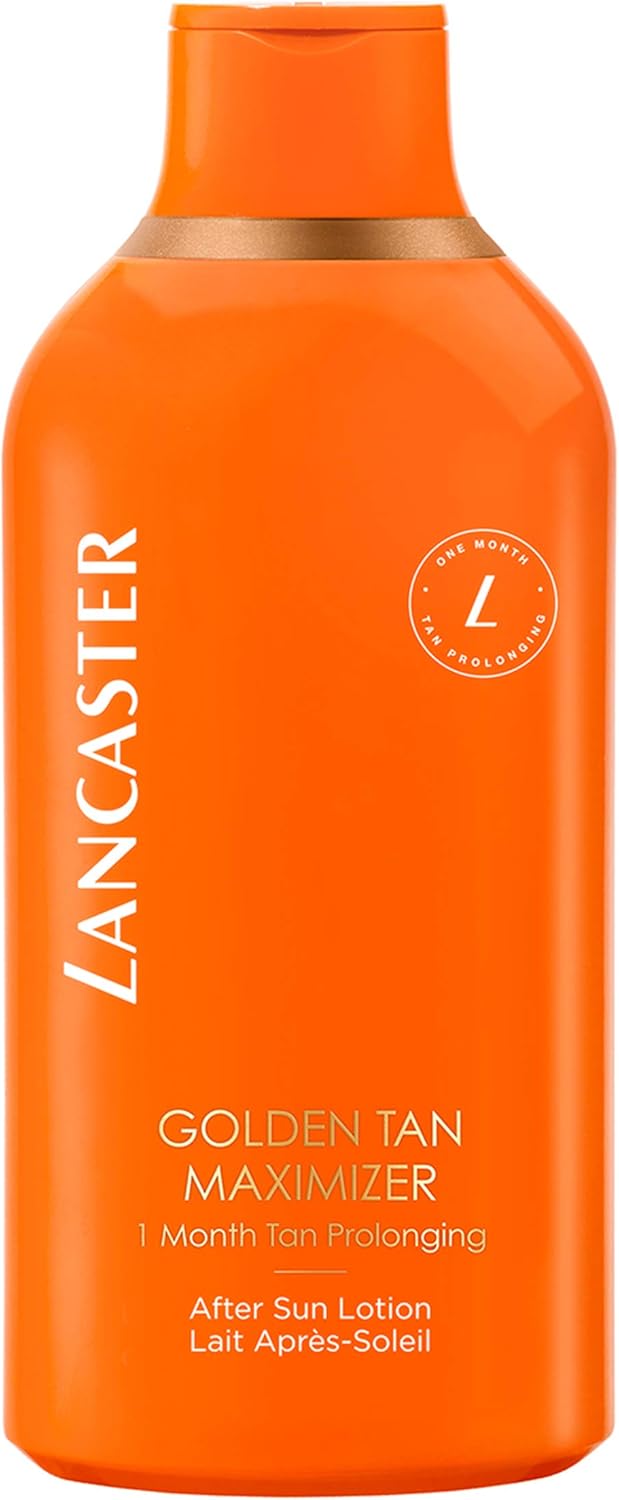 Lancaster Golden Tan Maximizer After Sun Lotion 400ml One Month Tan Prolonging Natural Tan Accelerator Soothes and Calms SunExposed Skin Softens Skin with Velvety Finish