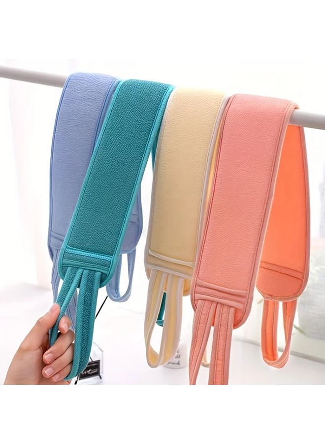Blue Long Handle Back Scrubber Bath Brush Soft Shower Body Cleaner for Women Men - Image 5