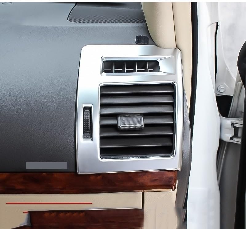 DEMULAX Chrome Dashboard Air Vent Trim for Toyota Prado FJ150 - Image 4