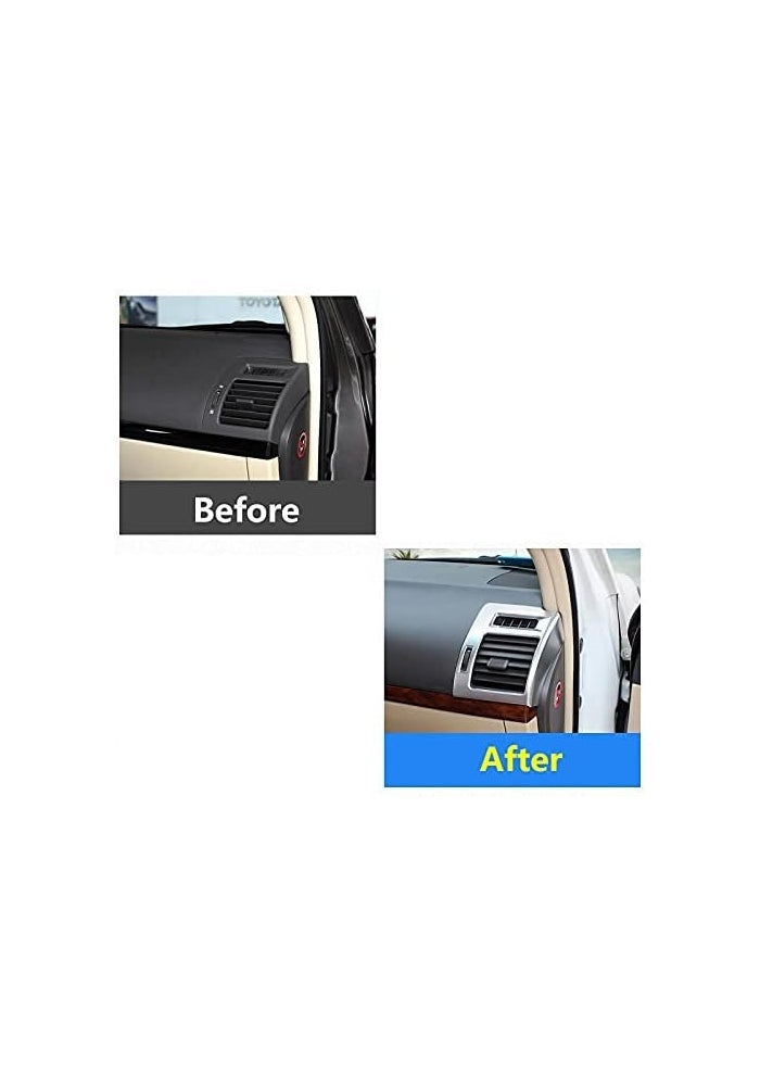 DEMULAX Chrome Dashboard Air Vent Trim for Toyota Prado FJ150 - Image 5