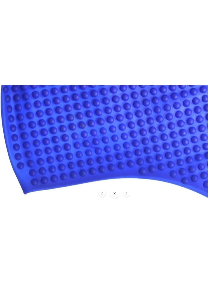 CONQUEST Silicone Grain Swimming Cap, Waterproof, Flexible and Lightweight (Women) - Image 3