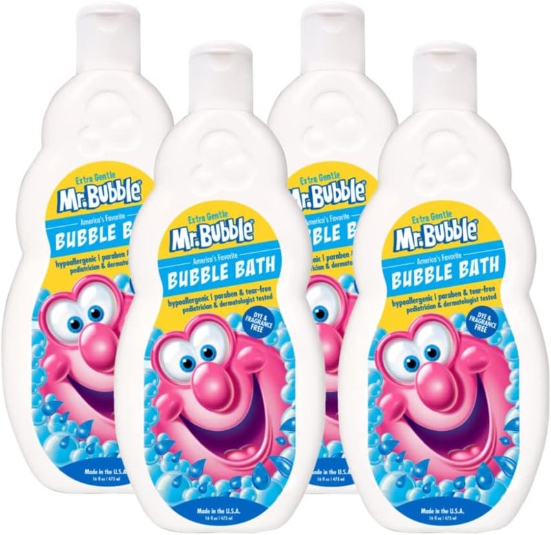 Mr. Bubble Mr Bubble Bath Extra Gentle Pack of 4