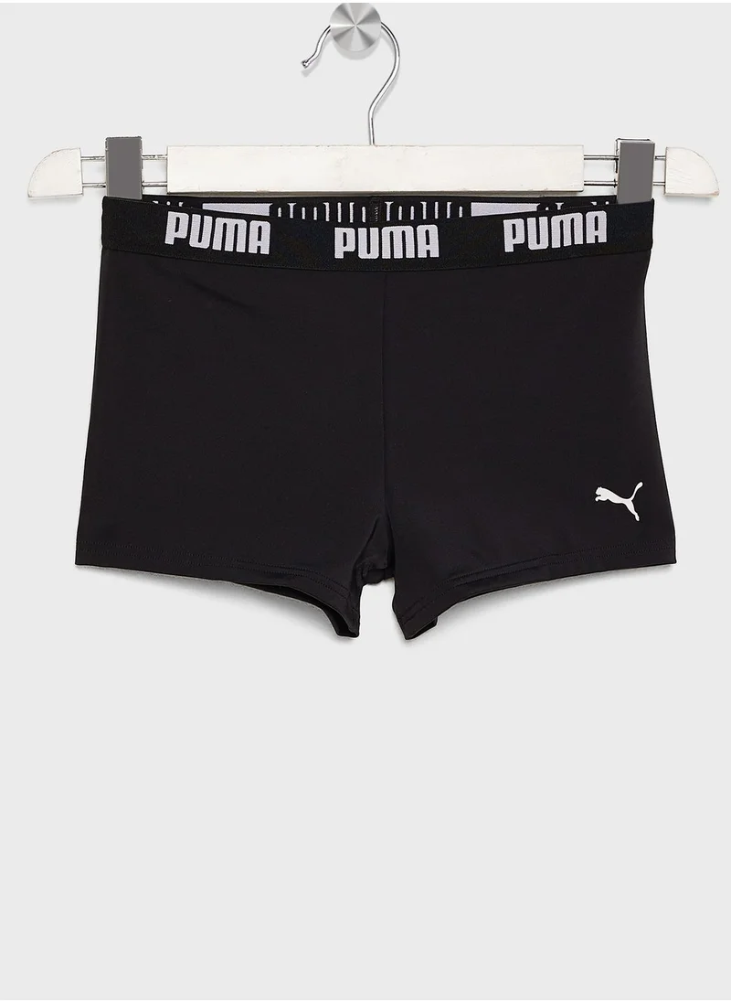 PUMA Kids Logo Swim Trunk