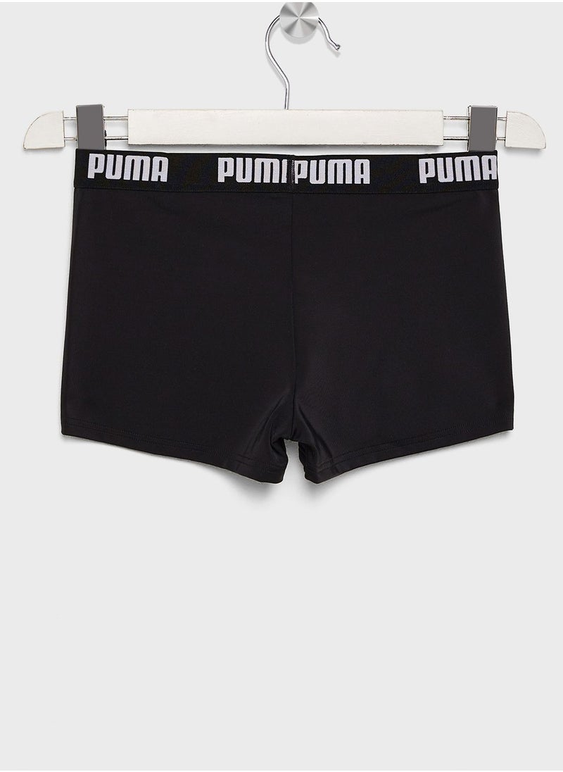PUMA - Kids Logo Swim Trunk - Image 1