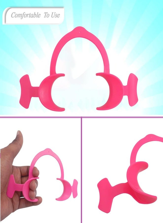 Dentosmile Flexi Eco Cheek Retractors Mouth opener with Wings in Pink Colour - Large (2) - Image 2