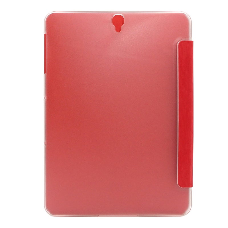 إنكاي جراب جلدي أفقي قلاب بتصميم عود أسنان لجهاز Galaxy Tab S3 مقاس 9.7 بوصة T820 / T825 مع حامل ووظيفة السكون / الاستيقاظ (أحمر) - Image 3