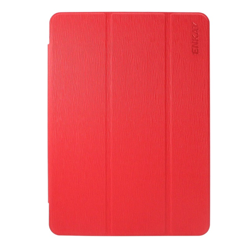 إنكاي جراب جلدي أفقي قلاب بتصميم عود أسنان لجهاز Galaxy Tab S3 مقاس 9.7 بوصة T820 / T825 مع حامل ووظيفة السكون / الاستيقاظ (أحمر) - Image 2