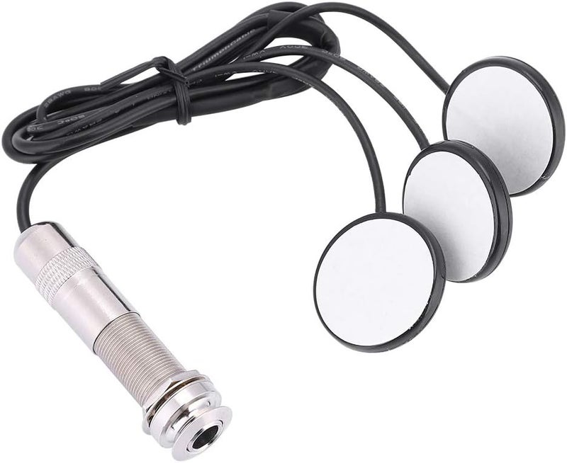 Asixx Pickups Piezo Transducer Pickup Piezo Transducer, Guitar Pickups Piezo Transducer Acoustic Guitar Pickup Piezo Transducer, with 3 Transducers for Guitar - Image 4