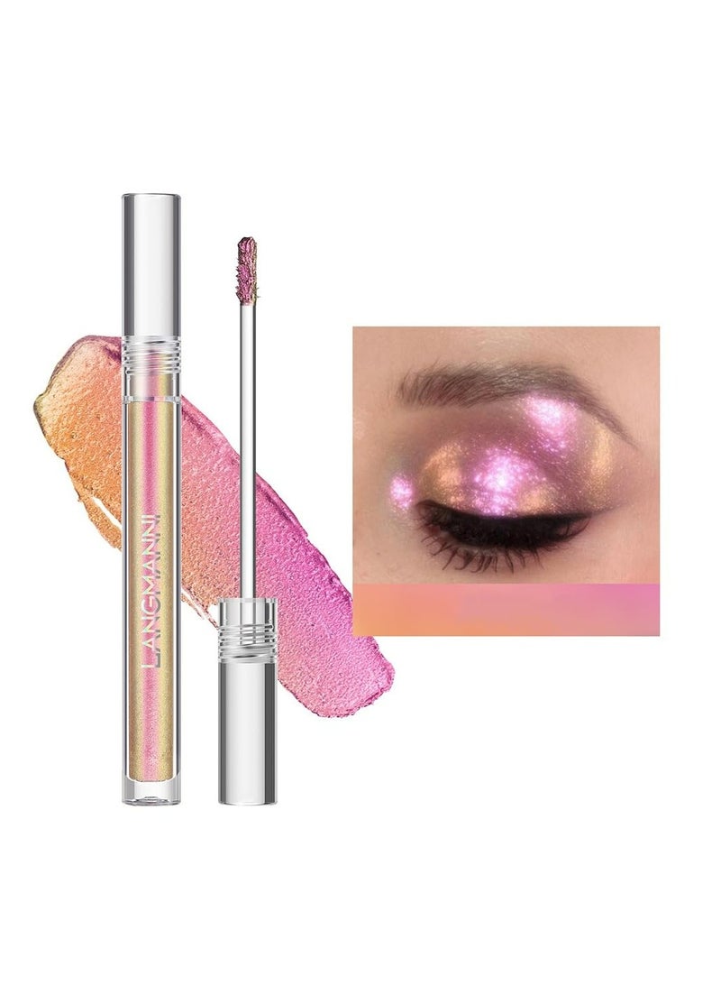 LANGMANNI Langmanni Chameleon Liquid Eyeshadow: 6 Shades of Diamond Sparkle in a Single Tube!(L2201-006) - Image 1