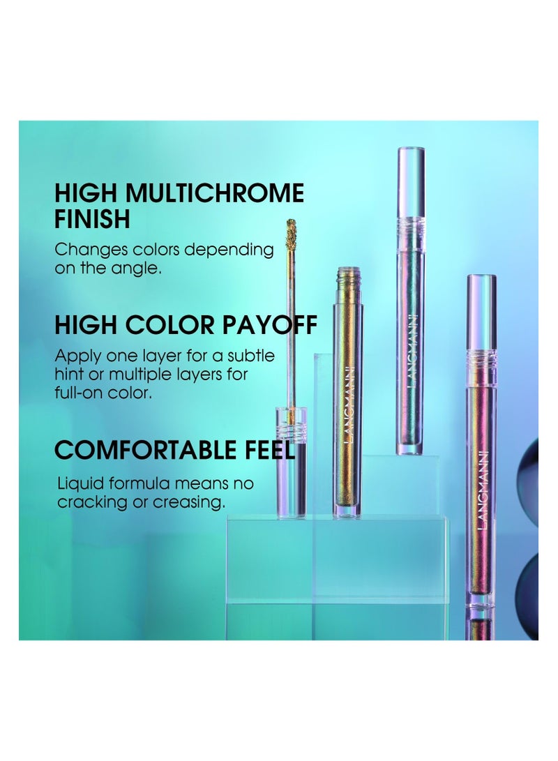 LANGMANNI Langmanni Chameleon Liquid Eyeshadow: 6 Shades of Diamond Sparkle in a Single Tube!(L2201-006) - Image 3