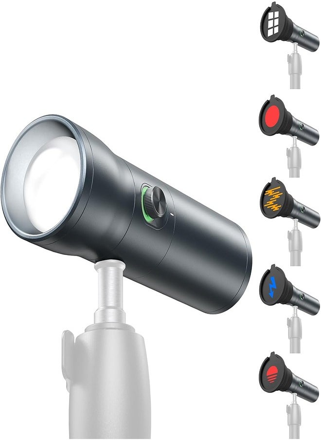 Generic Photography flashlight | 20 Patterns, 4 Colors, 8400mAh, Zoomable for Live Streaming & Photography | Portable Party Ambiance Light  - Image 1