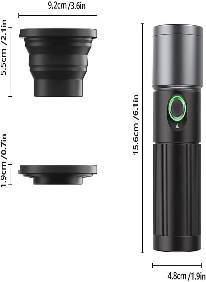 Generic Photography flashlight | 20 Patterns, 4 Colors, 8400mAh, Zoomable for Live Streaming & Photography | Portable Party Ambiance Light  - Image 2