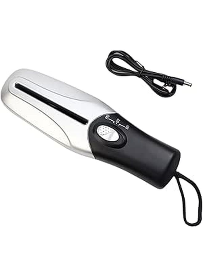 Manual Handheld Paper Shredder Portable USB Battery Operated Cutting Tool For Confidential Documents ABS Plastic - Image 1
