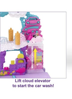Polly Pocket Playset 2 Micro Dolls With Toy Car Water Play & Color Change Accessories Pollyville Flamingo Fun Car Wash  - Image 5
